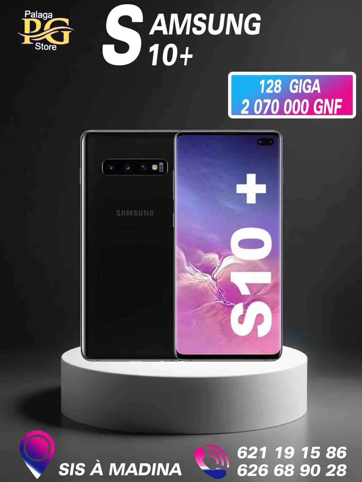 Samsung Galaxy S10+, Ecran infinity & Triple Caméra palagastore.com