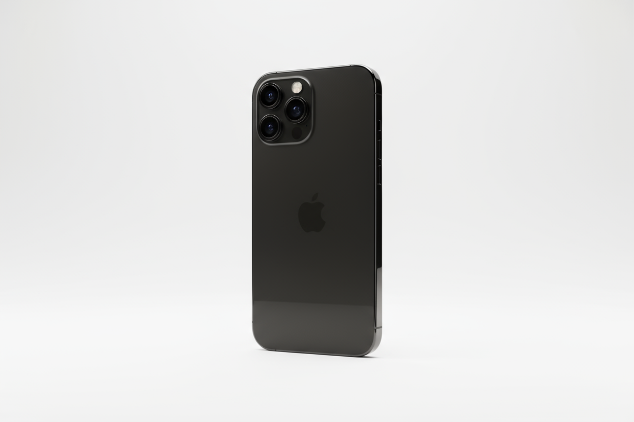 iphone 12 pro max noire avec un fond blanc ?